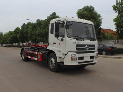 東風(fēng)天錦鉤臂車(chē)SCS5180ZXXDFH6車(chē)廂可卸式垃圾車(chē)