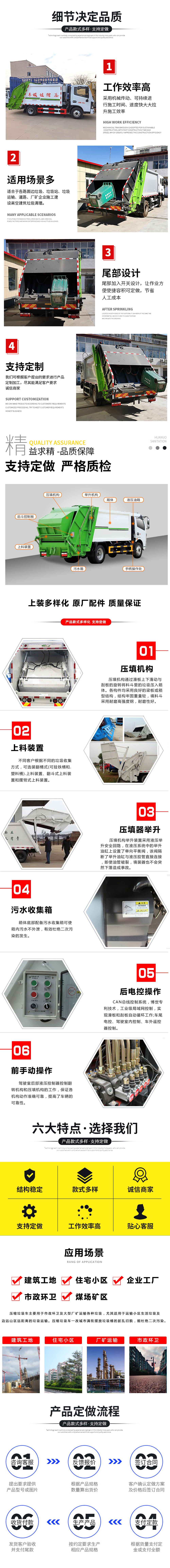 東風多利卡6方壓縮垃圾車